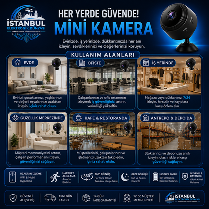HD FULL Sürüm Mini Kamera 🎥